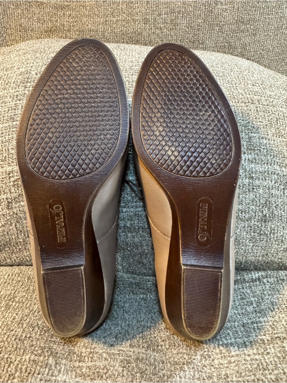Vintage Penaljo Leather Fine Art of Comfort lace-up oxford flats #24260 Size 5M - Picture 7 of 11